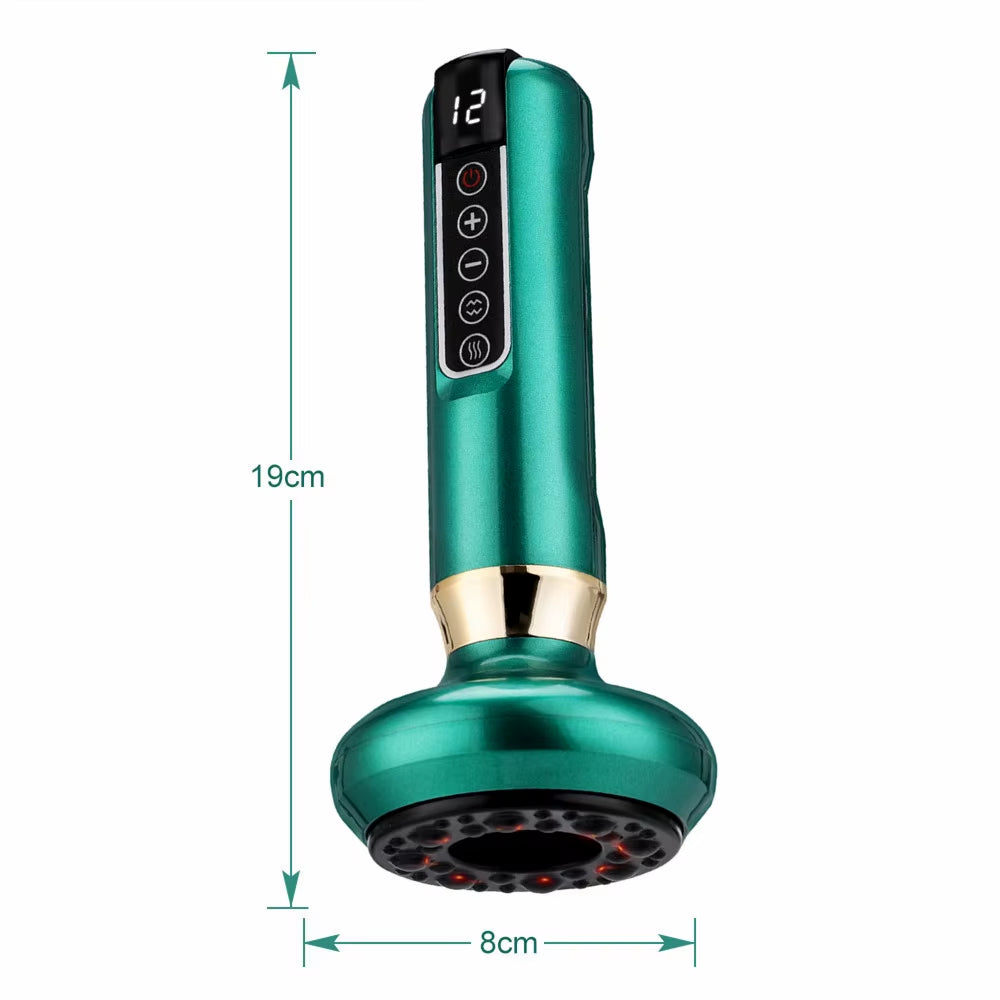 Sculptease™ Magnetic Cupping Massager: Rechargeable Body & Cellulite Scraping Machine